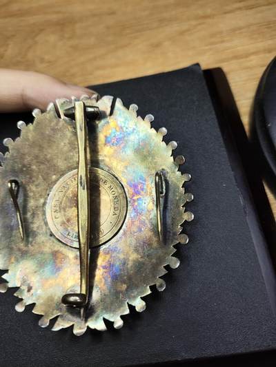 新时代收藏徽章红藏拍卖(第二十四场)  限时回归徽章杂项大合集拍场 秘鲁50年代 秘鲁国家杰出服务勋章大授 星芒章 利马造币厂制作 纯银 大授 克重80多克