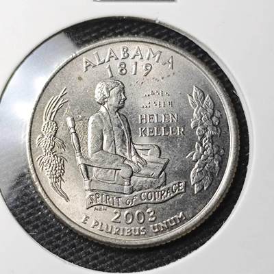 KK钱币收藏小铺 第328期 2月预留时间 周末发货 -  美国25分纪念币 好品
