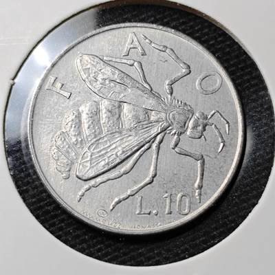 KK钱币收藏小铺 第328期 2月预留时间 周末发货 -  圣马力诺10里拉