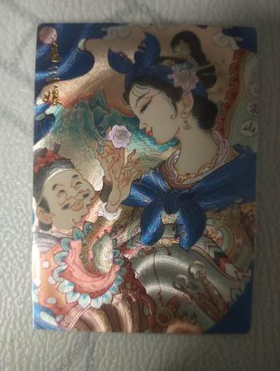 花开卡拍第35期（8月24号周日截拍，品控勿拍!!!拍品不寄存，运费5元，自制卡难免瑕疵，可能存在轻微撞角爆边等出厂瑕疵，品控介意勿拍！） - 陈岱青 扈三娘 粗闪1张