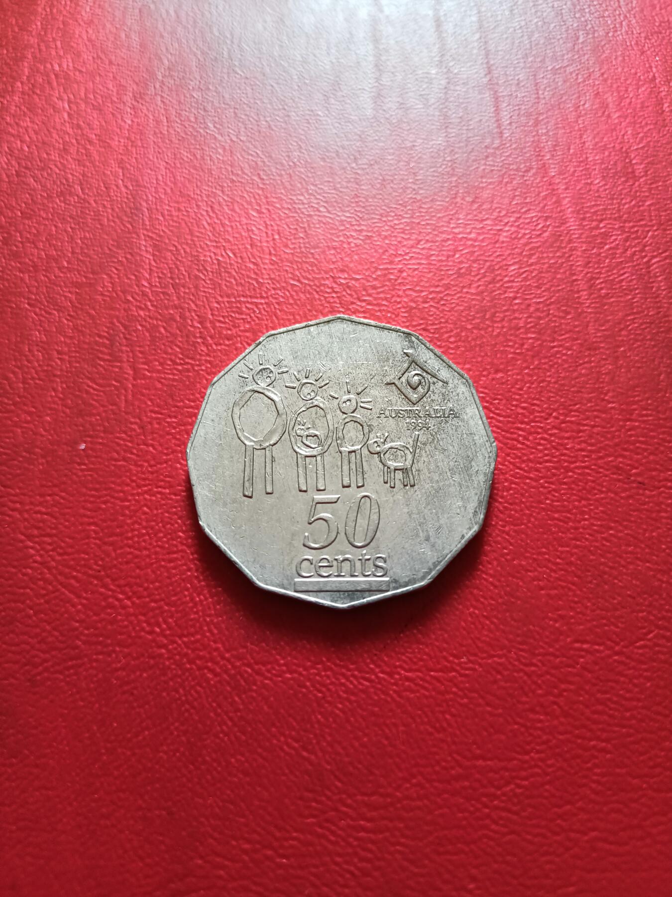 【云涧收藏】第五十六场 澳大利亚1994年50分纪念币