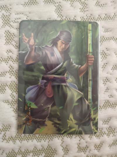 清风卡拍第八期(燎原卡牌为主) - 燎原武林志老版陈友谅金彩(稀有卡)