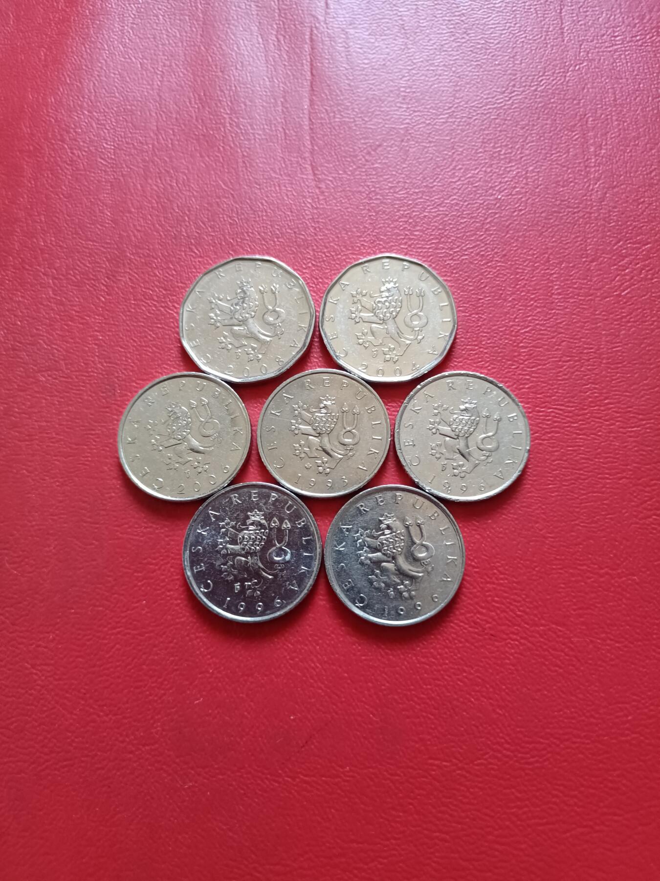 【云涧收藏】第五十六场 捷克1、2克朗7枚