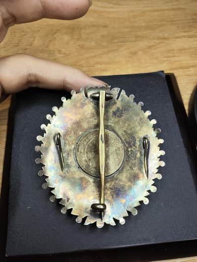 新时代收藏徽章红藏拍卖(第二十四场)  限时回归徽章杂项大合集拍场 秘鲁50年代 秘鲁国家杰出服务勋章大授 星芒章 利马造币厂制作 纯银 大授 克重80多克