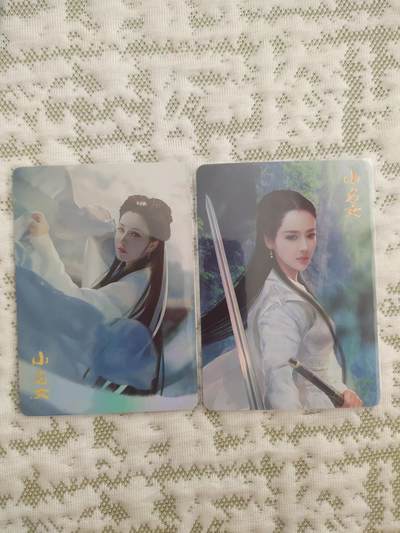 清风卡拍第八期(燎原卡牌为主) - 燎原武林志小龙女近景两张金彩