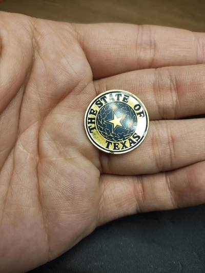 新时代收藏徽章红藏拍卖(第二十四场)  限时回归徽章杂项大合集拍场 - 美国 德克萨斯州 孤星共和国证章