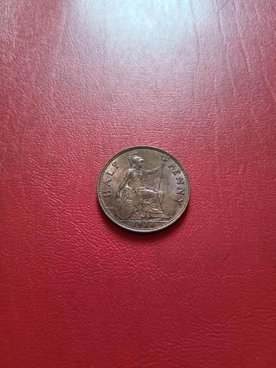 【云涧收藏】第五十六场 - 英国乔五1936年1/2便士，美品