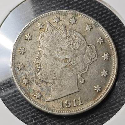 KK钱币收藏小铺 第328期 2月预留时间 周末发货 -  1911美国5分镍币