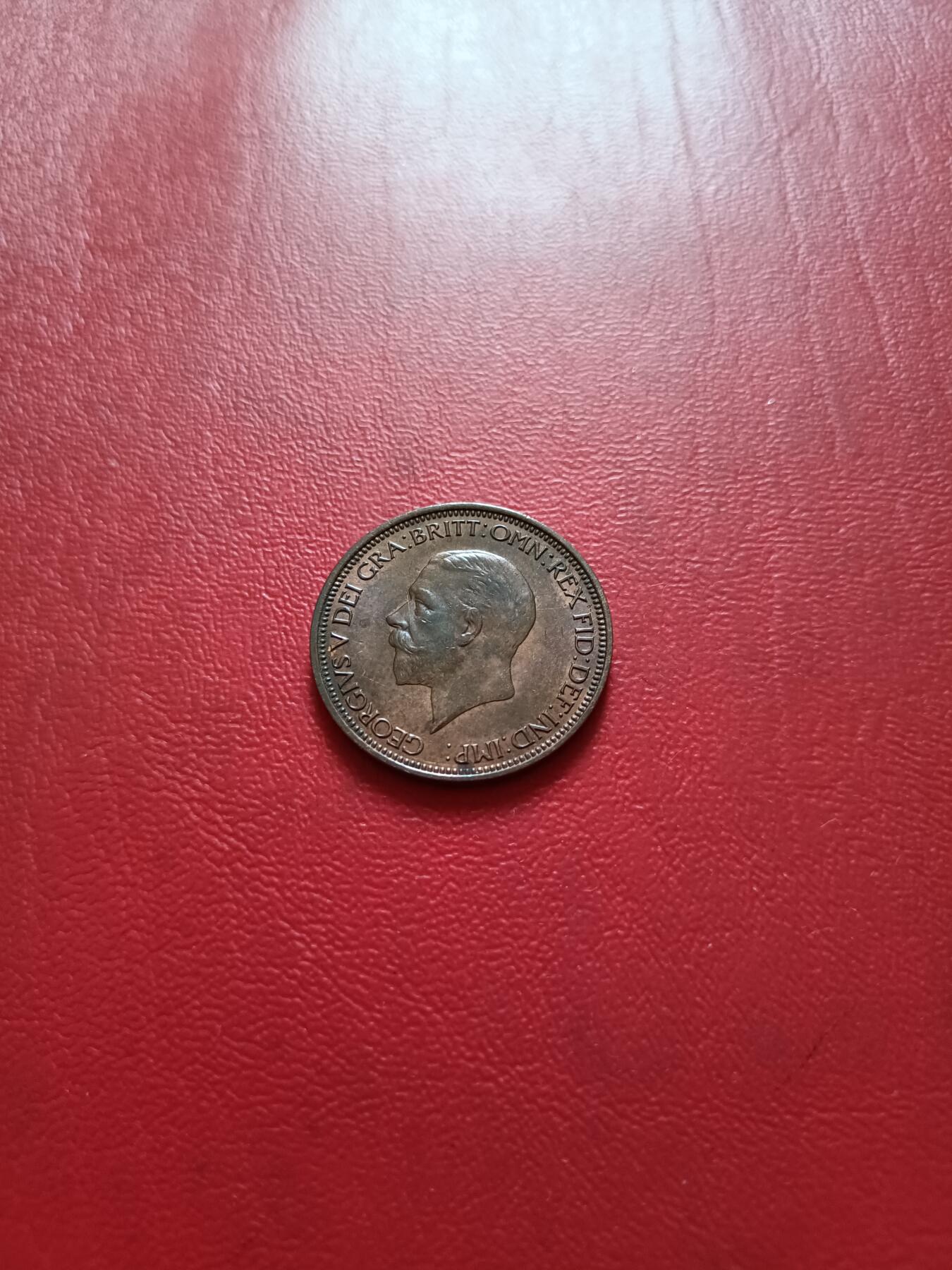 【云涧收藏】第五十六场 英国乔五1936年1/2便士，美品