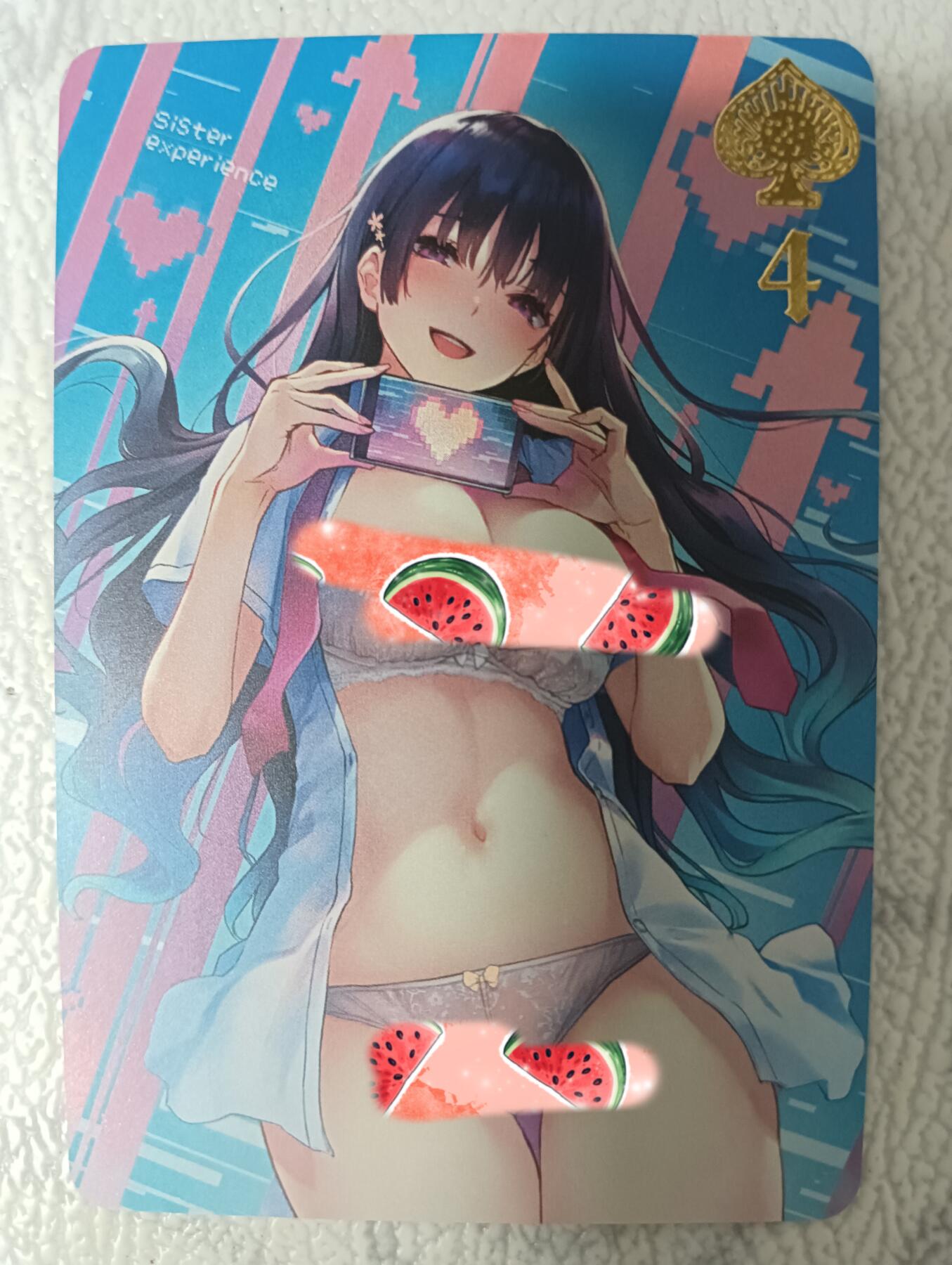 花开卡拍第35期（8月24号周日截拍，品控勿拍!!!拍品不寄存，运费5元，自制卡难免瑕疵，可能存在轻微撞角爆边等出厂瑕疵，品控介意勿拍！） 玩卡秀茉莉 米奇王 艺术版彩闪1张