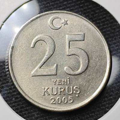 KK钱币收藏小铺 第328期 2月预留时间 周末发货 -  土耳其25库鲁
