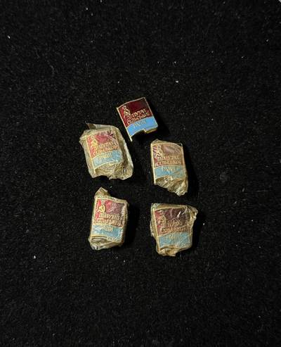 戎马世界章牌大赏第103期 - 苏联苏维埃代表证章一组，部份带包装纸