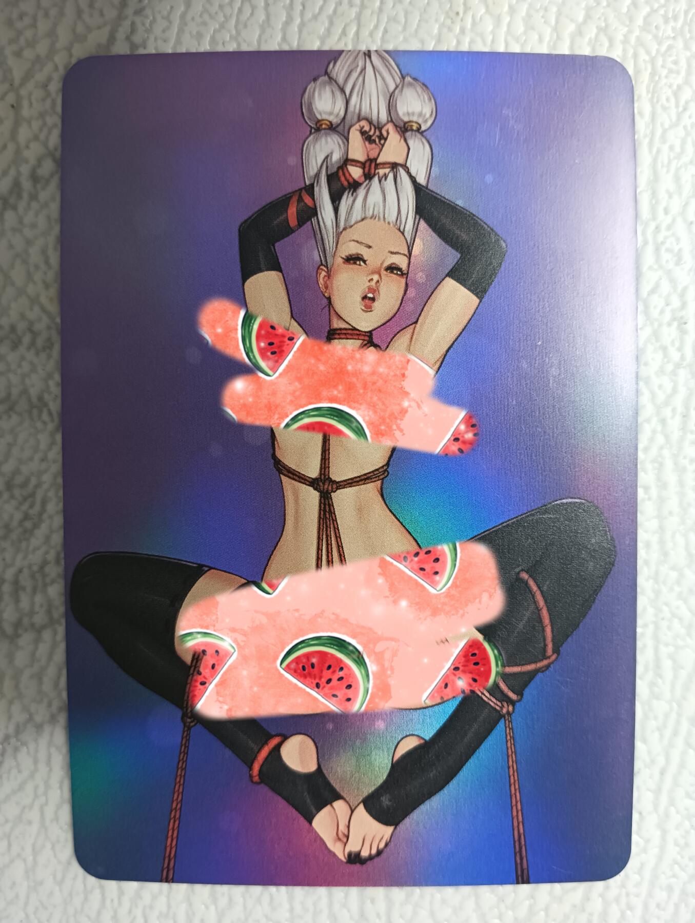 花开卡拍第35期（8月24号周日截拍，品控勿拍!!!拍品不寄存，运费5元，自制卡难免瑕疵，可能存在轻微撞角爆边等出厂瑕疵，品控介意勿拍！） 满赠艺术版奶卡一张 十分劲爆 忘了谁家的了