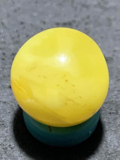 天然乌克兰原矿蜜蜡通货圆珠一颗， - 天然乌克兰原矿蜜蜡通货圆珠一颗，