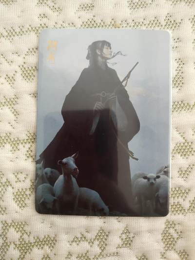 清风卡拍第八期(燎原卡牌为主) - 燎原武林志越女剑阿青金彩