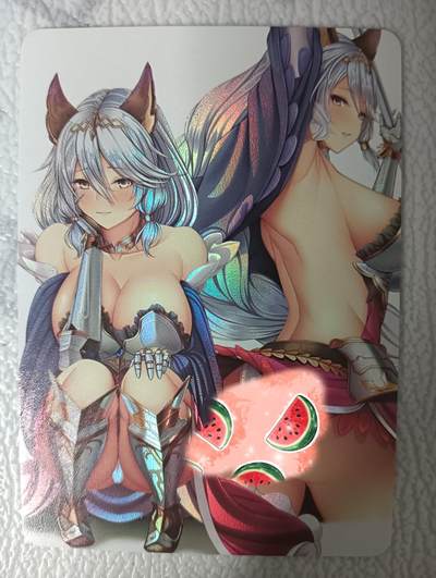 花开卡拍第35期（8月24号周日截拍，品控勿拍!!!拍品不寄存，运费5元，自制卡难免瑕疵，可能存在轻微撞角爆边等出厂瑕疵，品控介意勿拍！） - 角色扮演系列 剑士 彩闪
