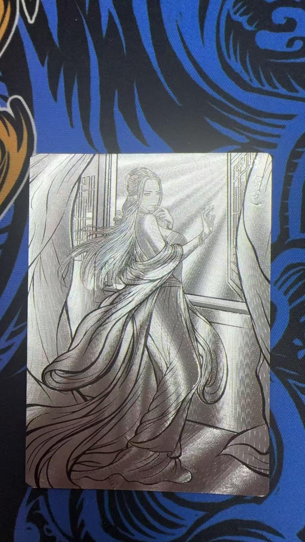 夜之极第二十九期 （8月23日周六晚9点截拍，欢迎竞拍） 卡德曼 张建东水浒 潘金莲 82/99 线稿粗闪