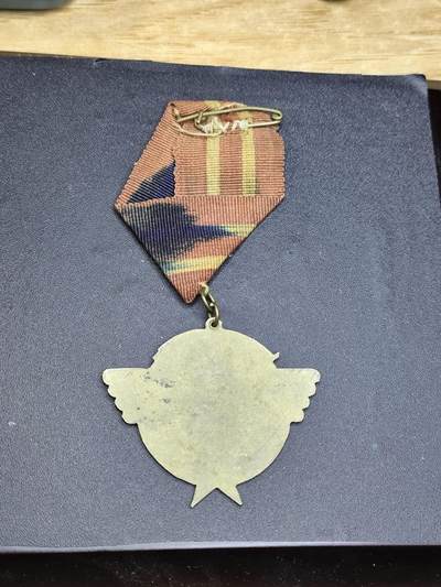 新时代收藏徽章红藏拍卖(第二十四场)  限时回归徽章杂项大合集拍场 解放东北奖章 原绶带原上挂 品相如图