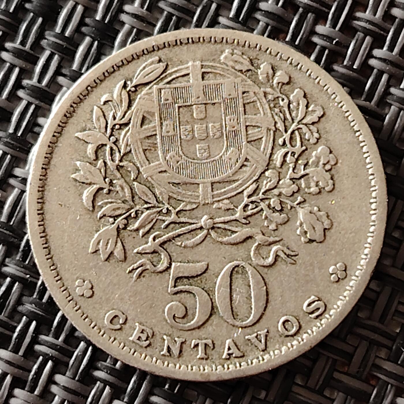 布加迪🐬～世界钱币(上海)🌾第 236 期 /  各国套币和散币 葡萄牙🇵🇹 1959年 50分