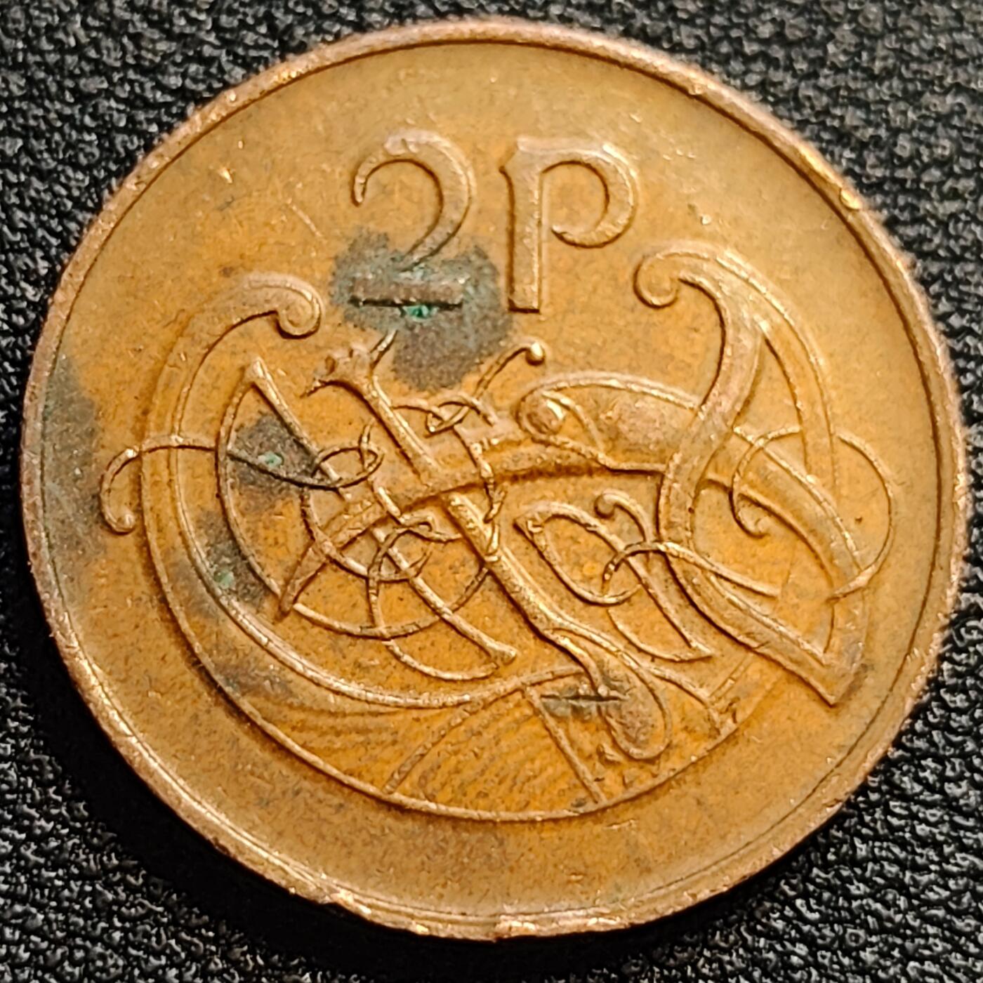 泉币菌-第93场-精品福利场（满包邮条件，下周一发货） 1982年 爱尔兰2便士 琴鸟 26mm 欧洲币