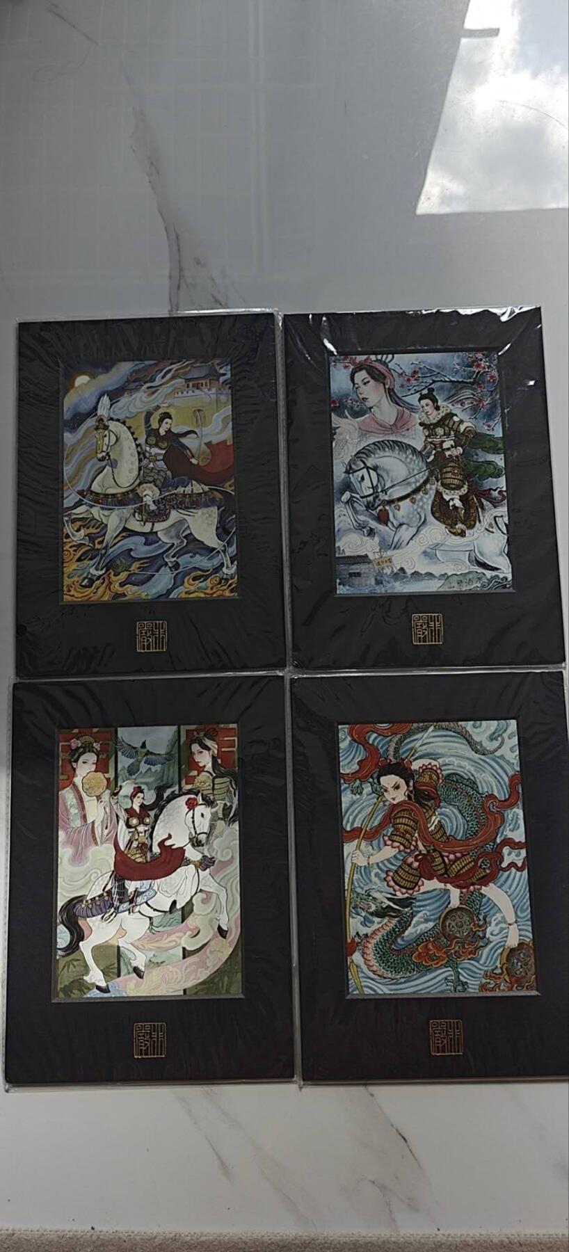 非严  版画 4张打包出，有亲签。品相如图，售出不退不换。