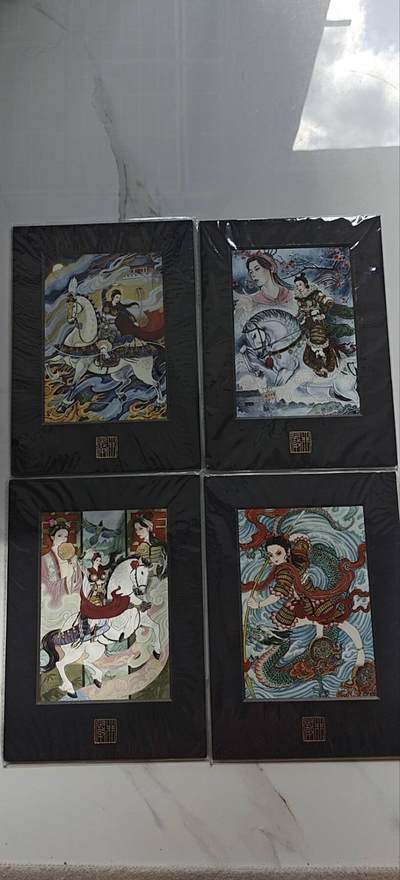 非严  版画 4张打包出，有亲签。品相如图，售出不退不换。 - 非严  版画 4张打包出，有亲签。品相如图，售出不退不换。