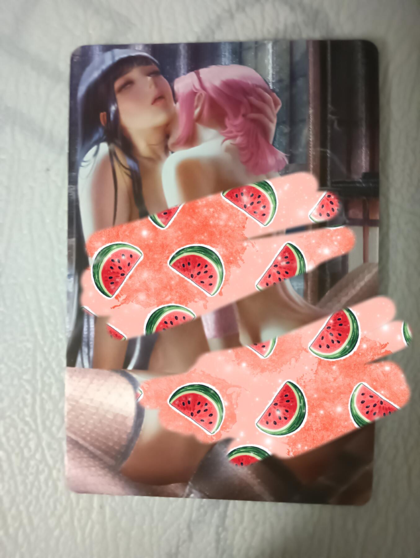 花开卡拍第35期（8月24号周日截拍，品控勿拍!!!拍品不寄存，运费5元，自制卡难免瑕疵，可能存在轻微撞角爆边等出厂瑕疵，品控介意勿拍！） 艺术卡 五月  火影忍者 小樱雏田缠绵 粗闪单卡