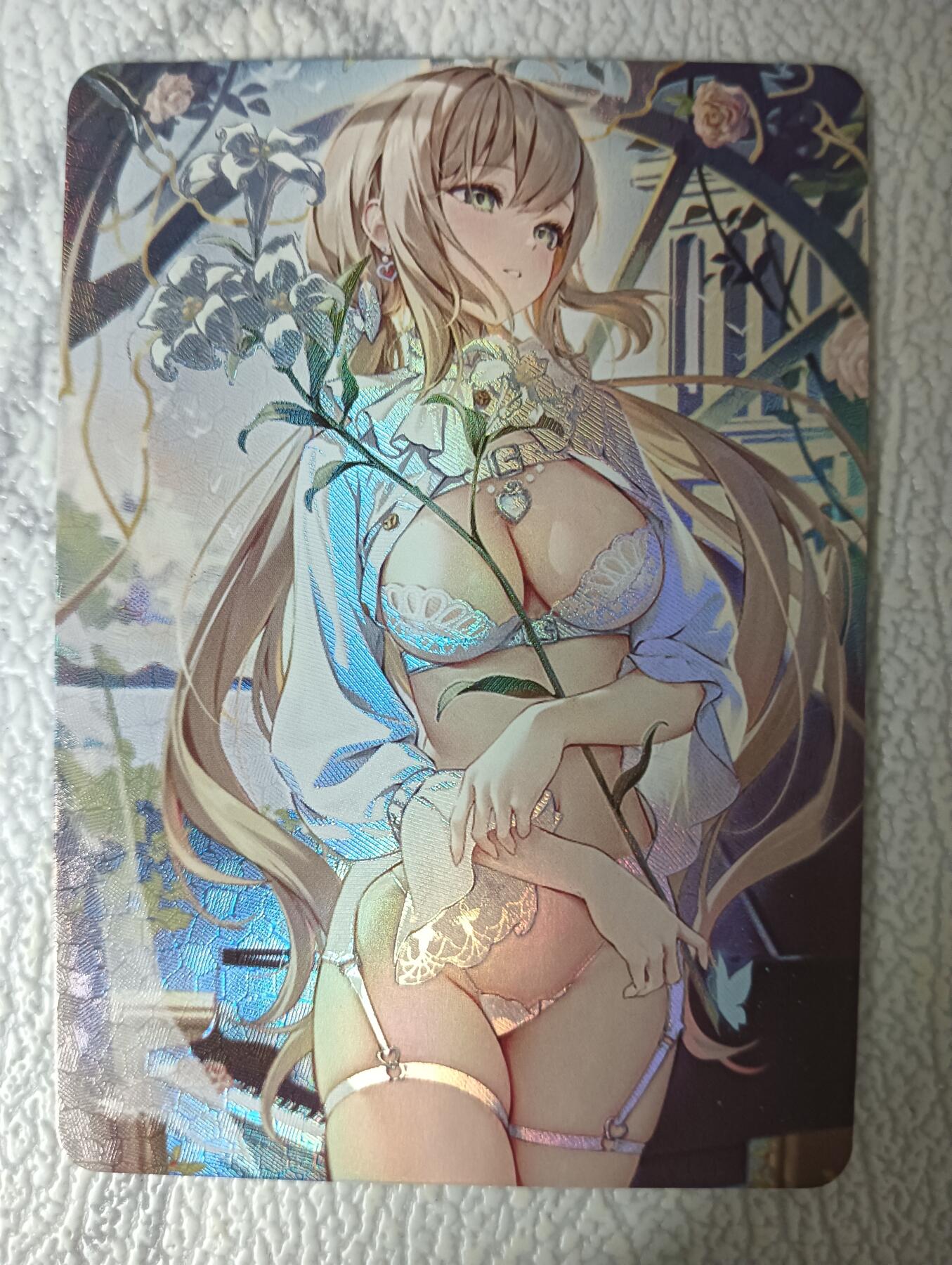 花开卡拍第35期（8月24号周日截拍，品控勿拍!!!拍品不寄存，运费5元，自制卡难免瑕疵，可能存在轻微撞角爆边等出厂瑕疵，品控介意勿拍！） 墨卡牌 满赠卡 婚纱少女3