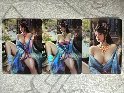 花开卡拍第35期（8月24号周日截拍，品控勿拍!!!拍品不寄存，运费5元，自制卡难免瑕疵，可能存在轻微撞角爆边等出厂瑕疵，品控介意勿拍！） - 卡将 欲女传 第十六弹 琴操 渐变+近景