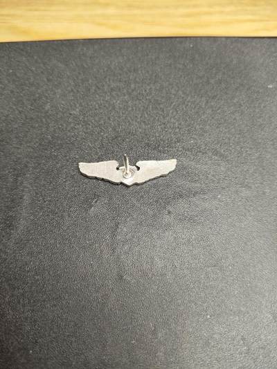 新时代收藏徽章红藏拍卖(第二十四场)  限时回归徽章杂项大合集拍场 二战美国航空兵FPA部门飞行章 迷你版 改打火机贴也很不错