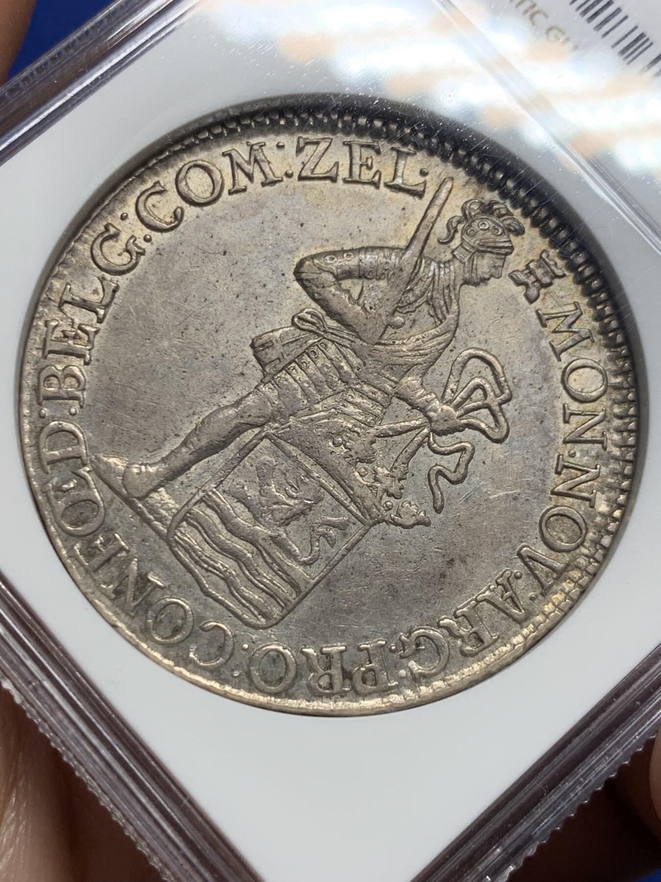 《竞宝斋》第412场 周日，周一，周二，3场连拍 （全场包邮） NGC AUD 荷兰 泽兰省 1780年 杜卡特 武士 打制清晰
