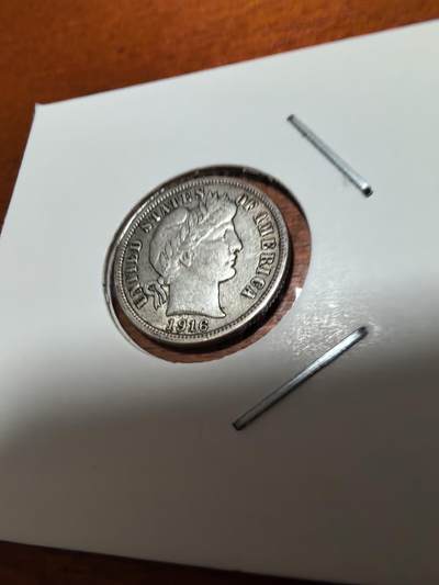 长老汇马年精选第六场拍卖 - 1916美国巴伯10分银币