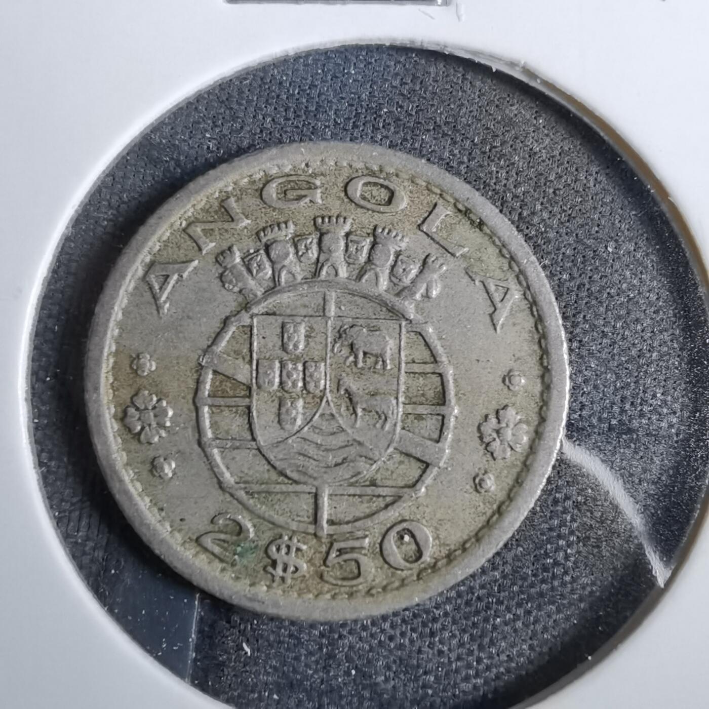 沼泽如烟--第819场 葡属安哥拉1956年2.5埃斯库多