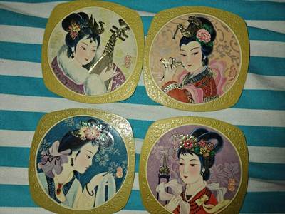 1979年年历卡，四大美女（四张套出） - 1979年年历卡，四大美女（四张套出）
