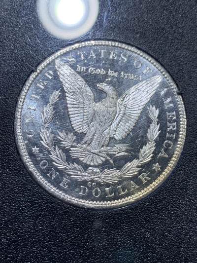 《竞宝斋》第412场 周日，周一，周二，3场连拍 （全场包邮） NGC MS63DPL 美国 摩根 1884-cc GSA 麦稀奇首见深度类镜面的绝版大封装 无论是品种、品相还是封装都无懈可击 不可多得的藏品