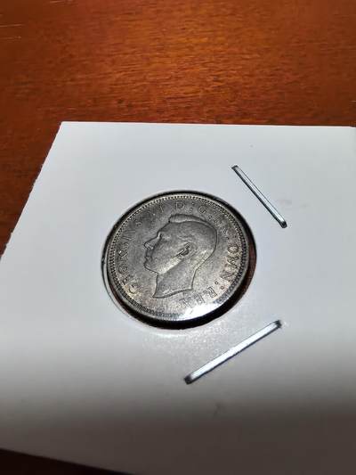 长老汇蛇年精选第四十场拍卖 - 1942英国乔治六世6便士银币，好品