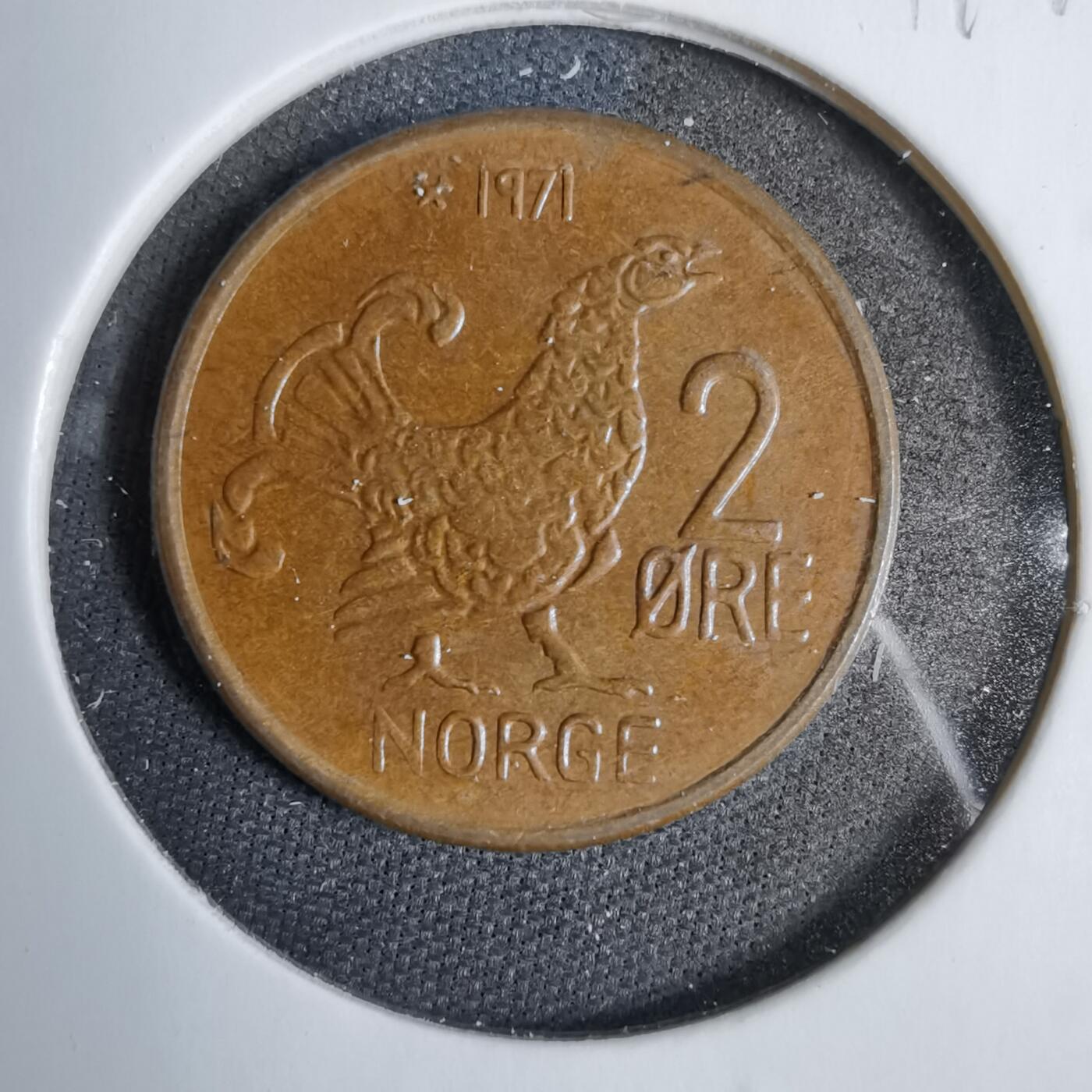 沼泽如烟--第819场 挪威1971年2欧尔