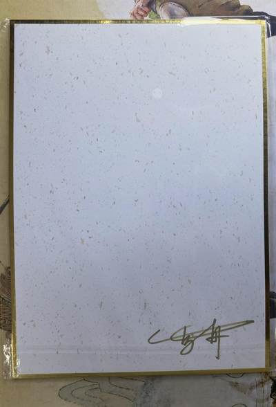 奇趣收藏卡牌拍卖第21场 【亲签卡】山河潮玩 雪舟 绘 敦煌十二花神 十二月水仙  背面亲签  A4色纸大卡 厚约1.5mm