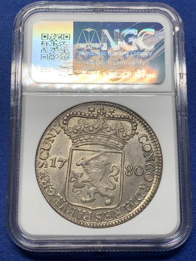 《竞宝斋》第412场 周日，周一，周二，3场连拍 （全场包邮） NGC AUD 荷兰 泽兰省 1780年 杜卡特 武士 打制清晰