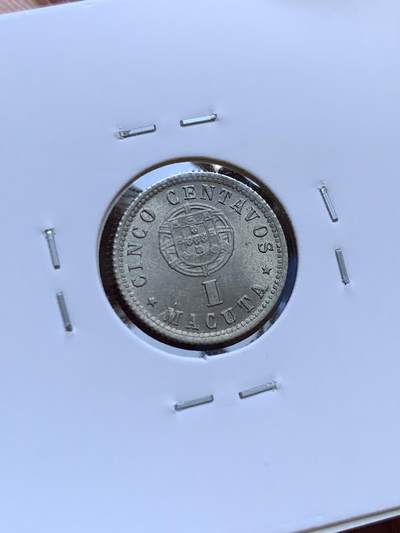 《竞宝斋》第412场 周日，周一，周二，3场连拍 （全场包邮） 葡属安哥拉1927年1马库塔(无铸残)