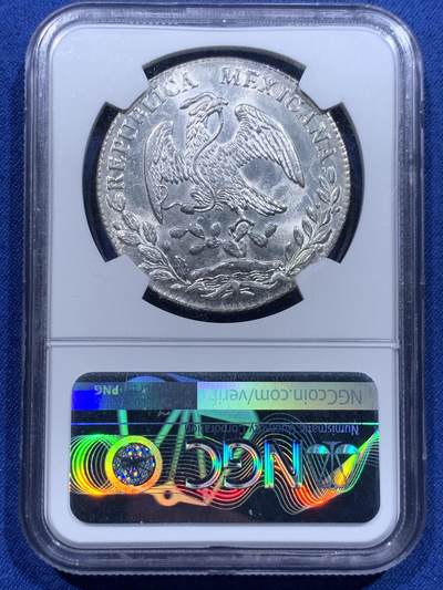 《竞宝斋》第412场 周日，周一，周二，3场连拍 （全场包邮） NGC MS63 墨西哥 1876 CA MM 鹰洋 8瑞尔 高分极少，亚军分，同分3，更高分2枚