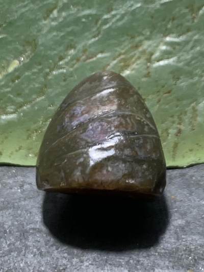放福利！精美天然阿拉善筋脉石原石戒面一颗， - 放福利！精美天然阿拉善筋脉石原石戒面一颗，