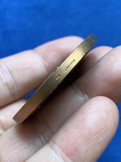 《竞宝斋》第412场 周日，周一，周二，3场连拍 （全场包邮） 雅典娜女神纪念铜章 带盒 40克 41.9mm 1995 丰饶角铜标