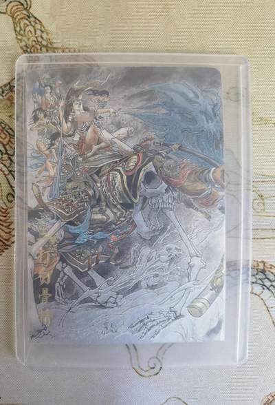 奇趣收藏卡牌拍卖第21场 超吉梦 金瓶梅完结篇 特卡 张导 绘 三打白骨精  稀缺 粗闪1张 编号 109/200 全新覆膜卡夹卡膜保护 原图可联系客服查看