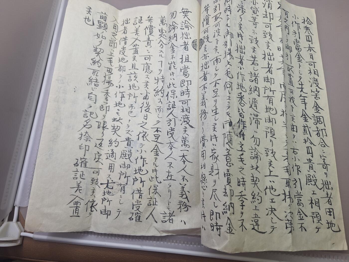 狮子猫股票债券纸品第一期 日本明治二十五年土地文书带税票