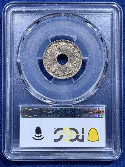 《竞宝斋》第412场 周日，周一，周二，3场连拍 （全场包邮） PCGS MS65 法国第三共和国1920年10生丁