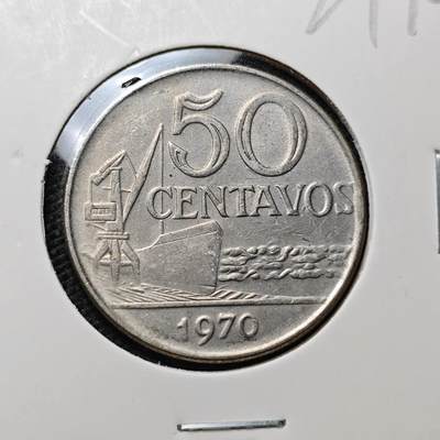 KK钱币收藏小铺 第329期 2月预留时间 周末发货 -  1970巴西50分