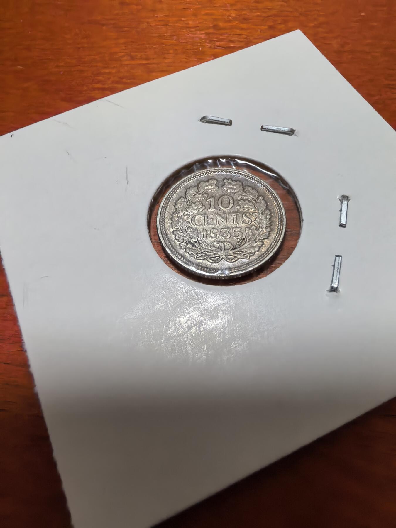 长老汇蛇年精选第四十场拍卖 1935荷兰威廉明娜10分银币