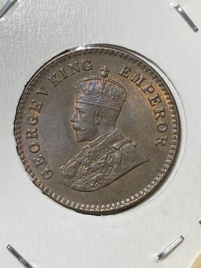 2025年第八十三场(总第一百零九场）外国好品散币(免佣金) - 带光好品–英属印度1932年1/12安娜(乔治五世时期)