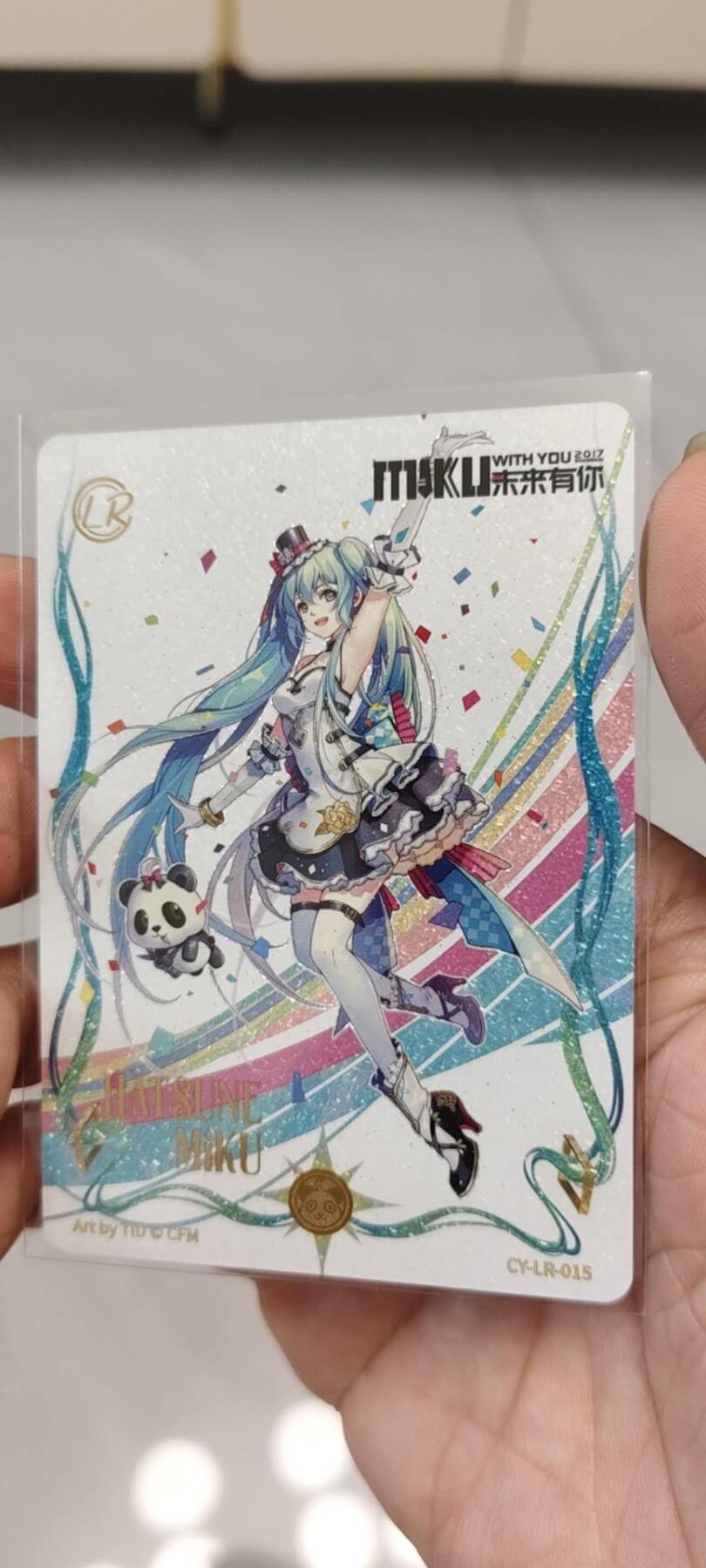 秋原瞳的小店第20期（卡游与昆仑万象的顶级碰撞） 卡游初音早期lr卡位mik,未来有你